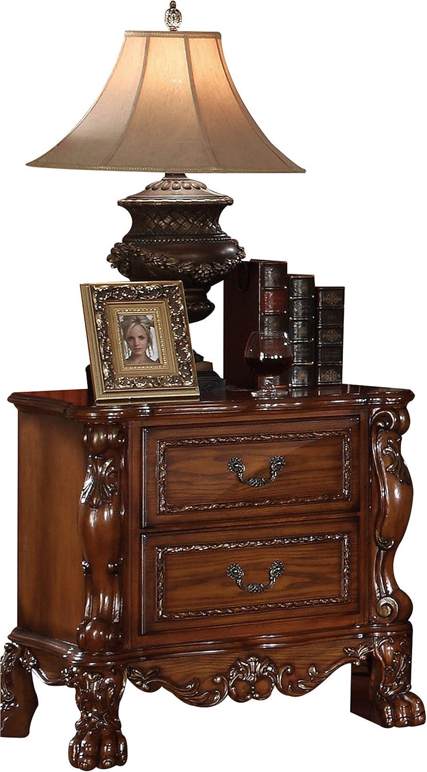 Nightstand - 12143 - Apricot color, length 31.75 inches, width 20 inches, height 30.5 inches
