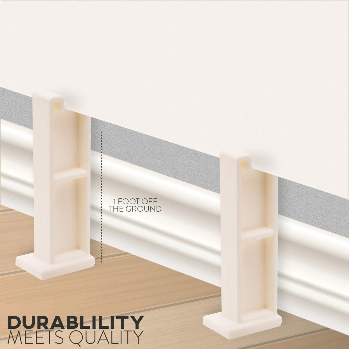 Amaze Heater Ezymount Drill-Less Mounting System, White