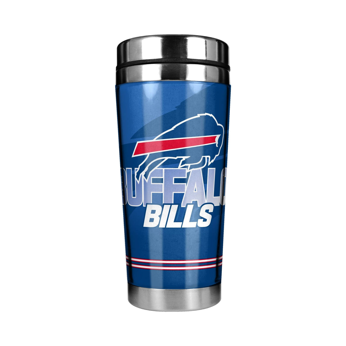 Buffalo Bills Stainless Steel Travel Mug For NFL Football Fans/Collectors, 16-oz