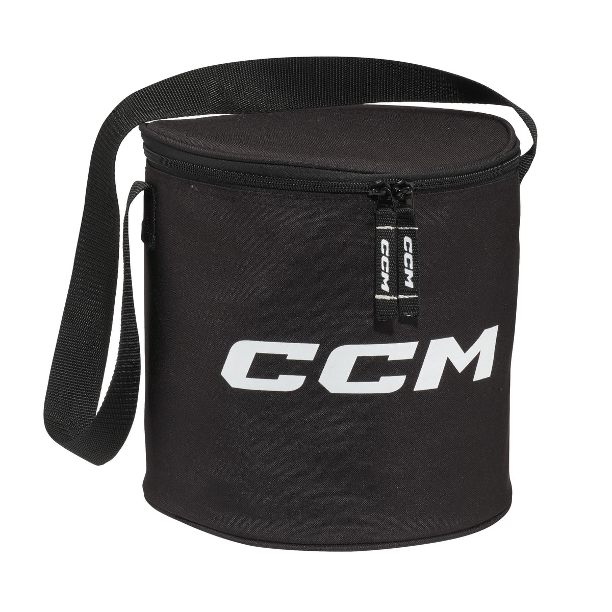 CCM Hockey Puck Bag, Black, 10-in