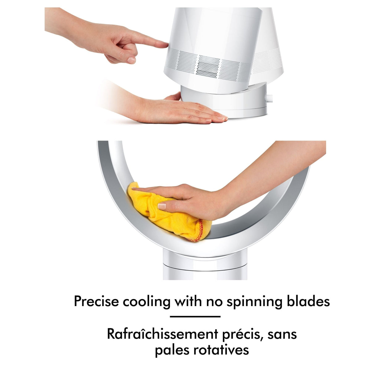 Dyson Cool CF1 Fan, White/Silver