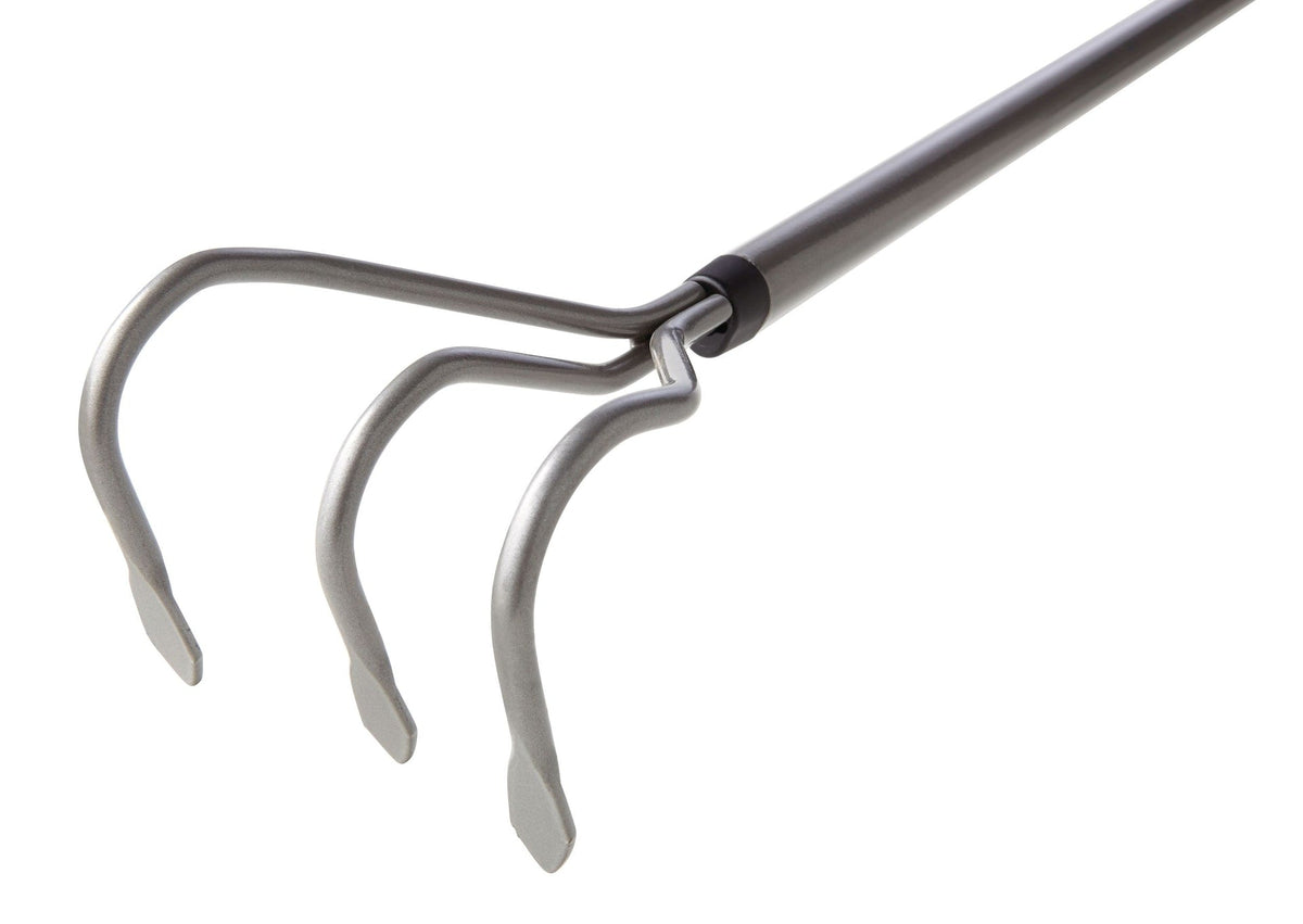 Fiskars Ergo Long Handle Aluminum Garden Cultivator, Residential/DIY Grade