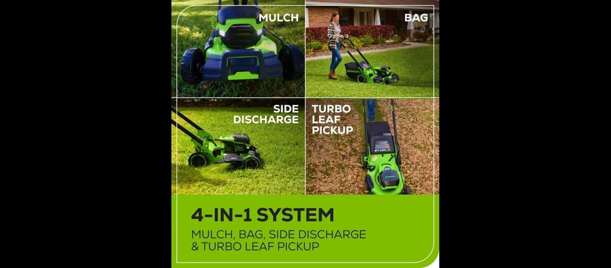 Greenworks 22-in 60V Self-Propelled Mower with 1 x 8.0Ah Battery and 6A Charger