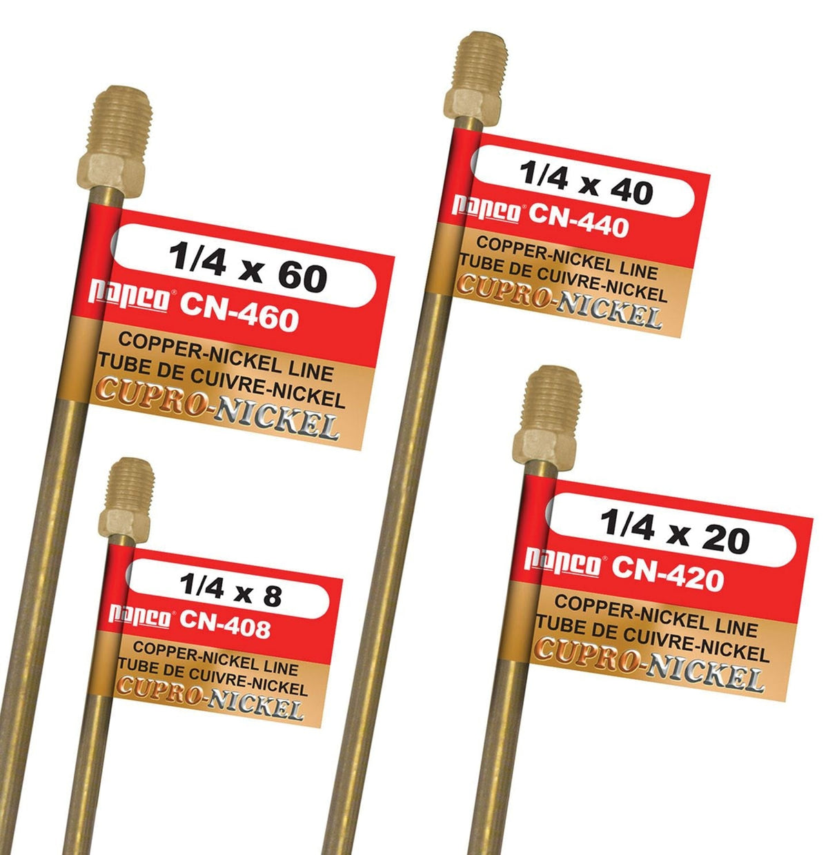 H. Paulin CN408 Copper Nickel Brake Line, Standard, 8 x 1/4-in Please make sure this part fits your need