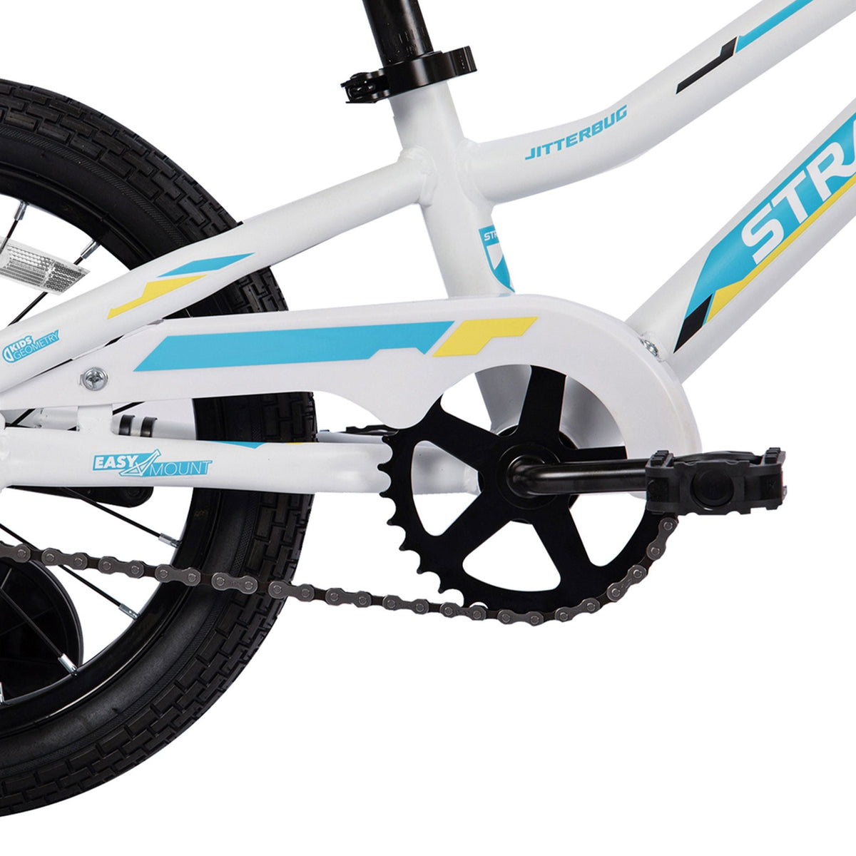 Kids' Stratus Jitterbug Bicycle, 14-in, White