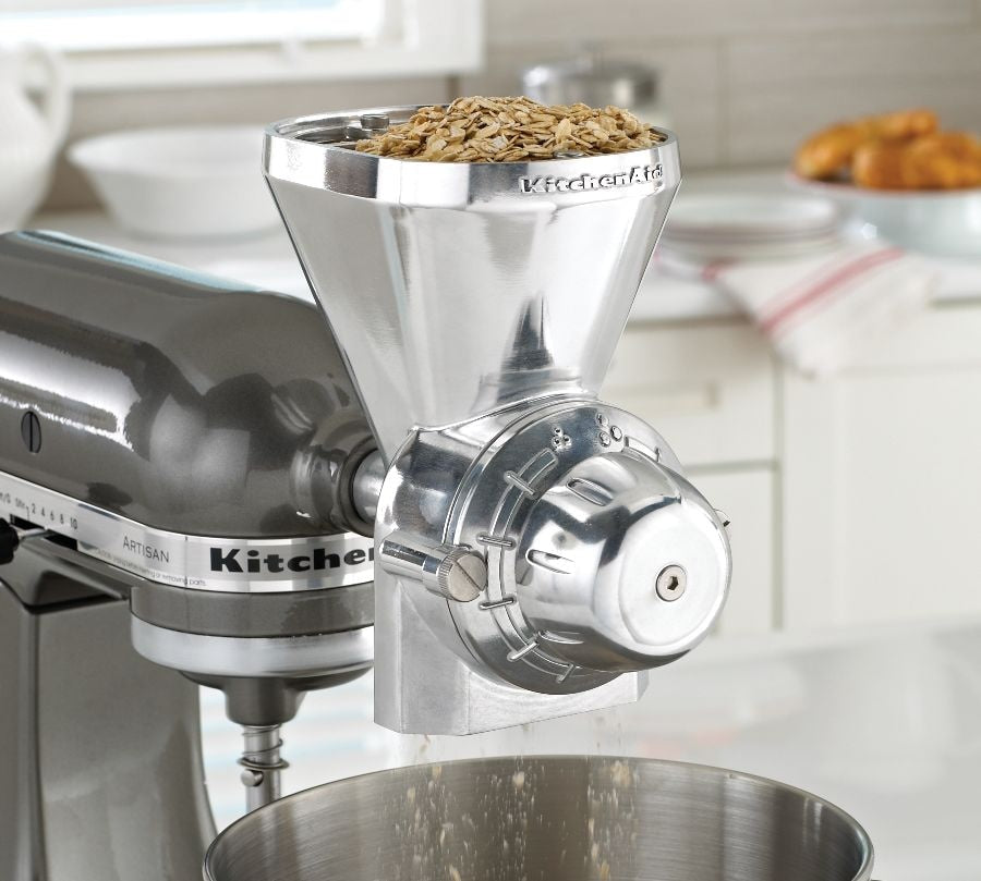 KitchenAid Grain Mill Stand Mixer Attachment with 12 Grind Levels