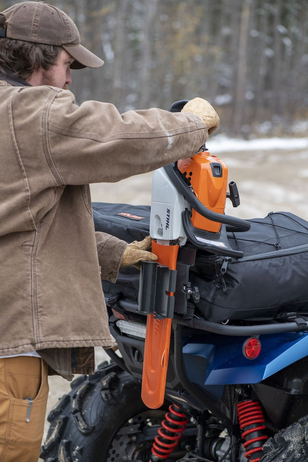 Kolpin Off-Road-Vehicle Chainsaw Clamp