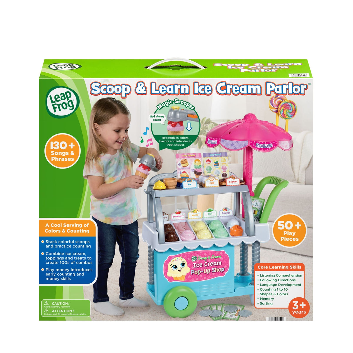 LeapFrog Scoop and Learn Ice Cream Parlor, English