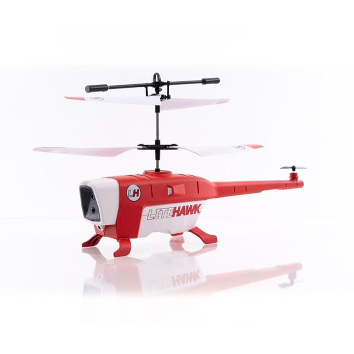 Litehawk Bravo 3-Channel Remote Controlled Front Avoidance Toy Helicopter for Ages 8+
