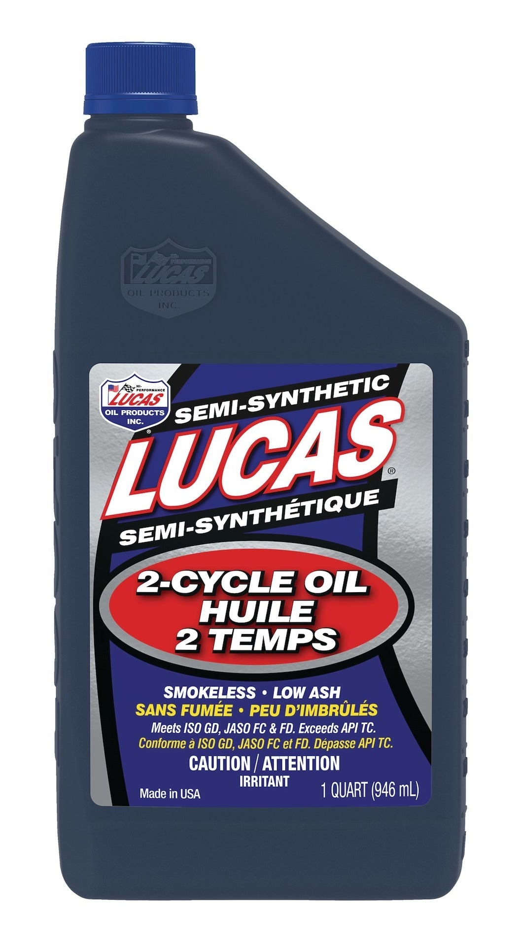 Lucas Oil 2-Stroke Semi-Synthetic Oil, 946-mL