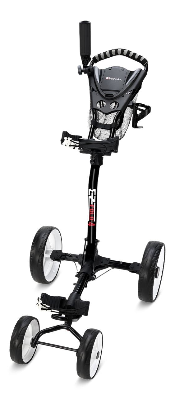 MTRX EZ Fold 4 Wheel Golf Cart, 4WD, Collapsible, Black