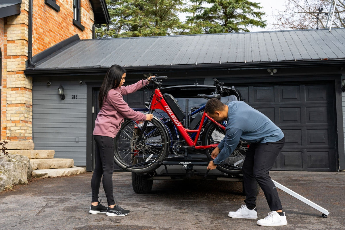 Raleigh E-Bike 2-Bike Hitch Carrier with Locks
