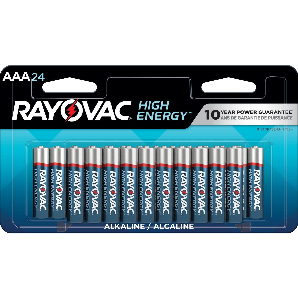 Rayovac HIGH ENERGY AAA Alkaline Batteries, Long Lasting, All Purpose, 24-Pk