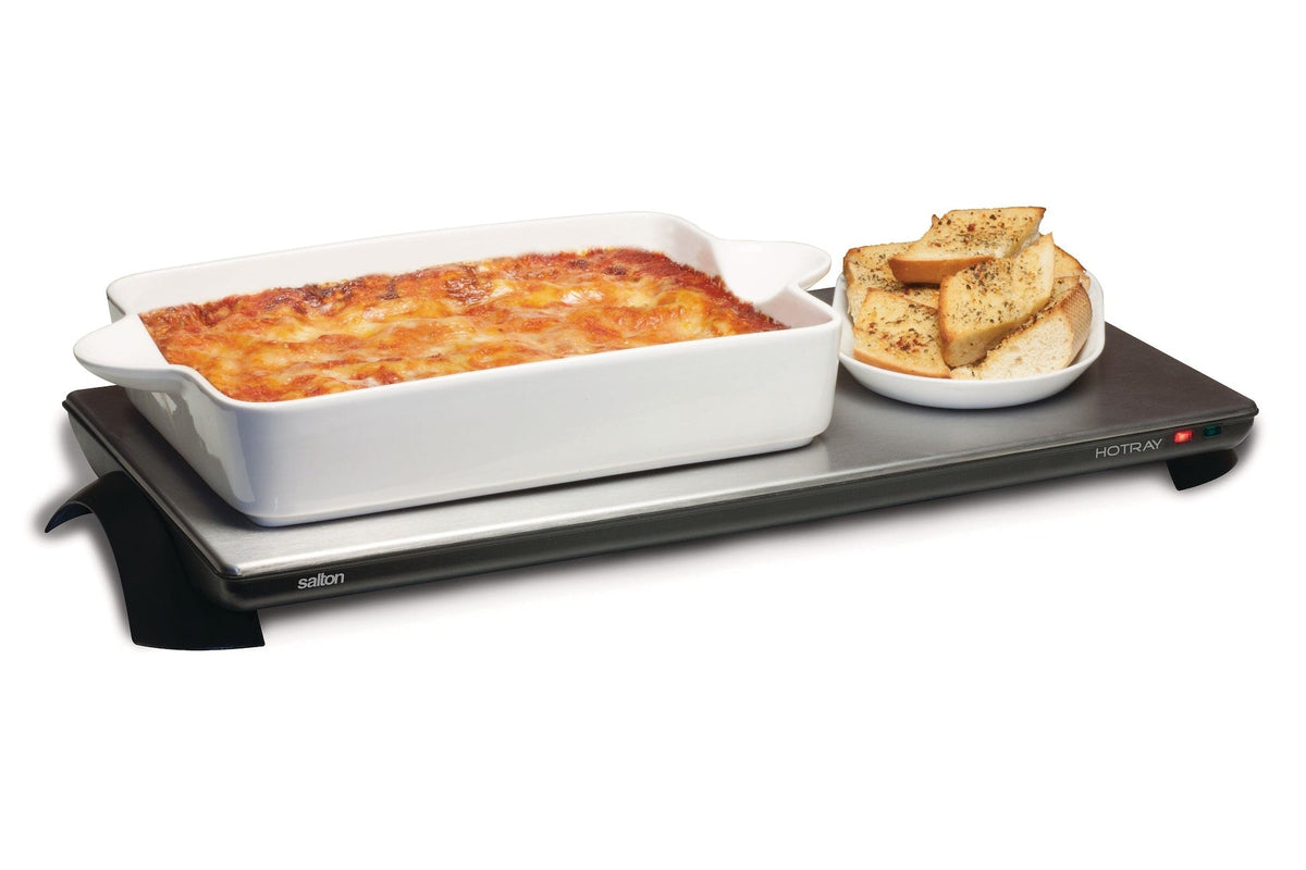 Salton Stainless Steel Cordless Hotray Warming Tray, 1000 W, 23-3/4-in