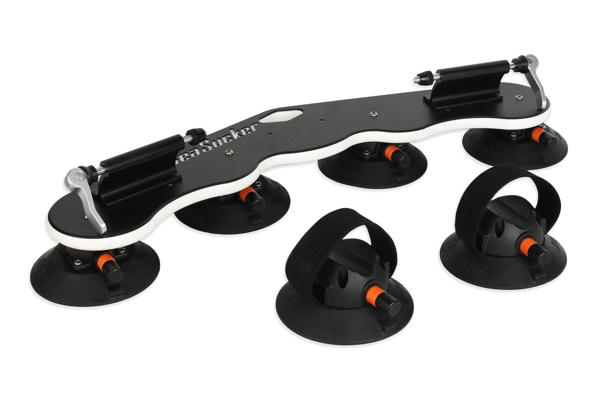 SeaSucker Mini Bomber 2-Bike Roof Top, Trunk & Hatchback Bike Rack, Black