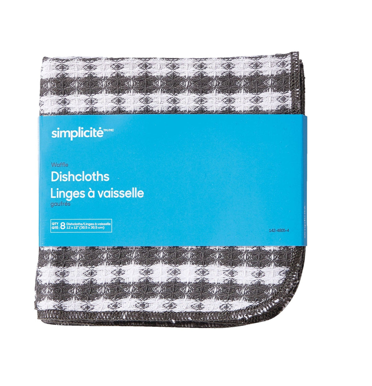 Simplicite Waffle Dishcloths, 8-pk