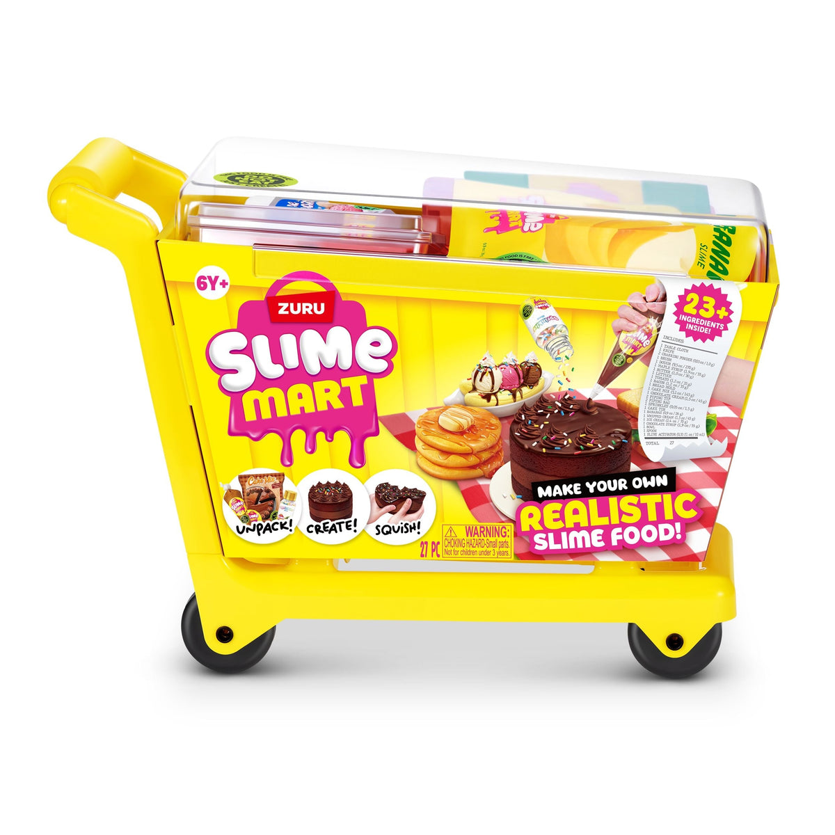Slime Mart Shopping Cart Series 1, Playset, Yellow