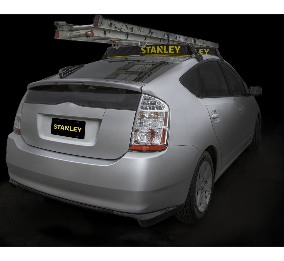 Stanley Roof Top Universal Rack Pad & Luggage Carrier System, Adjustable with 2 Tie-Down Straps, Black