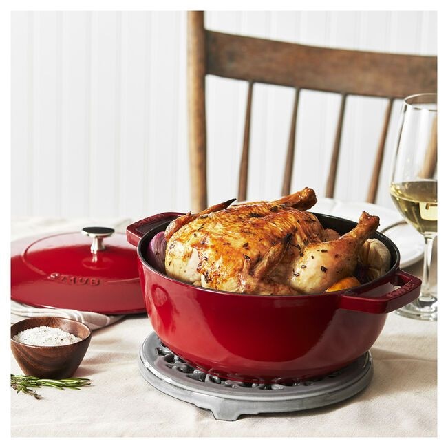 STAUB FRENCH OVEN 3.6L / 3.75QT 24CM CHERRY
