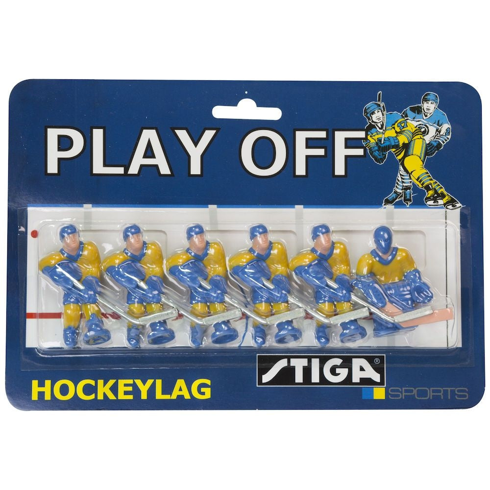 Stiga Sweden Replacement Players Team Pack for Table Top Rod Hockey Game, 6-pk