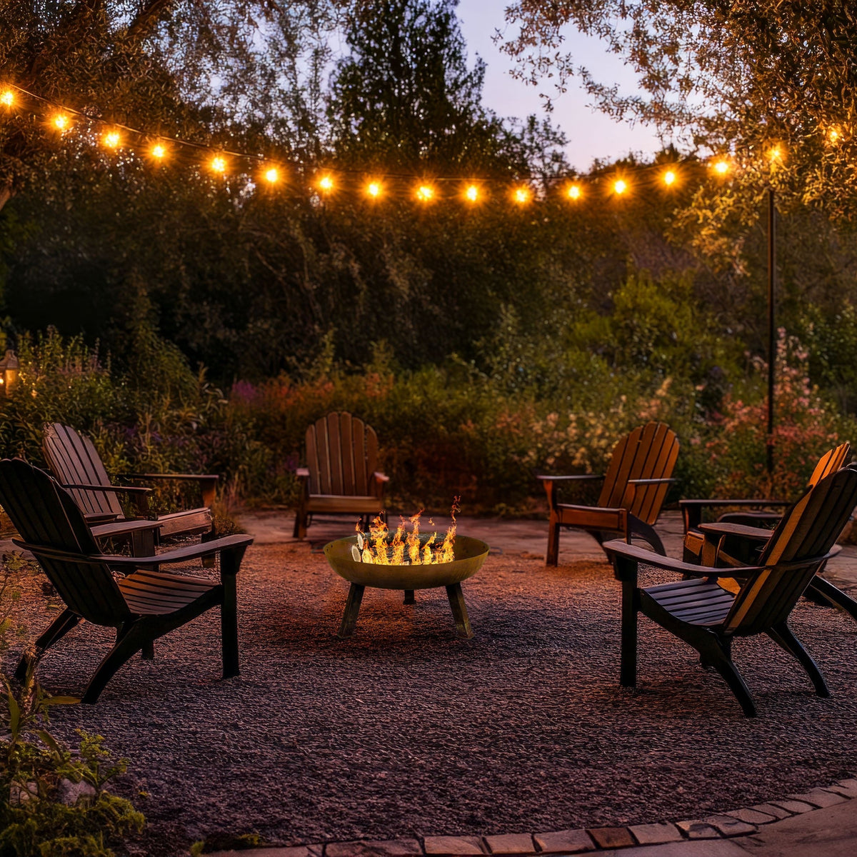 Sunnydaze Decor Rustic Cast Iron Fire Bowl, 30-in