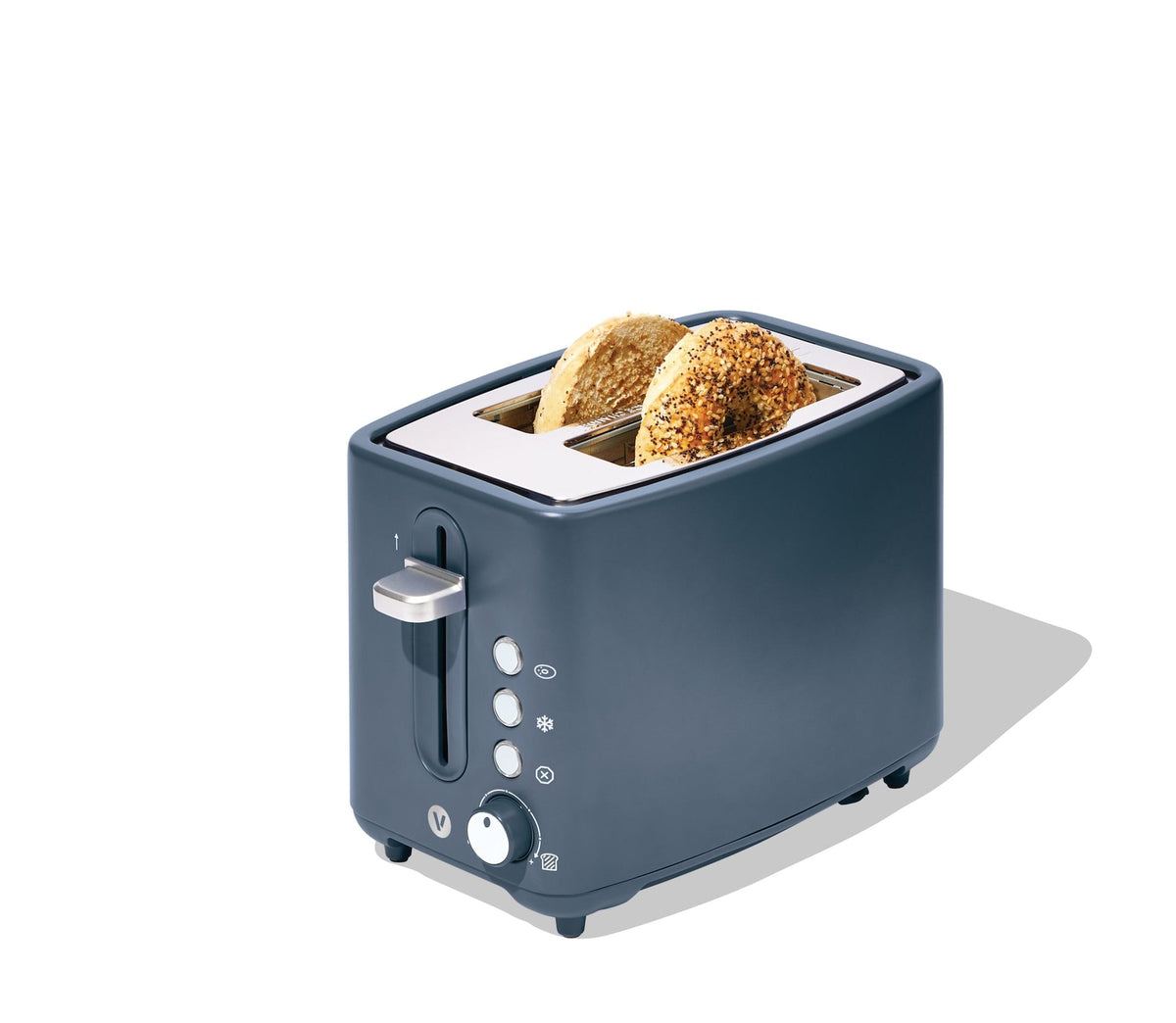 Vida by PADERNO Colour Series 2-Slice Toaster with 3 Settings, Bluefin