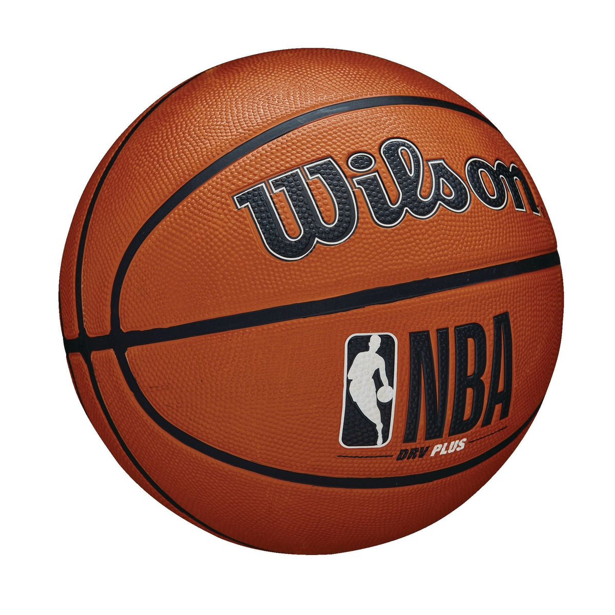Wilson NBA DRV Plus Outdoor Rubber Basketball, Official Size 7 (29.5-in), Brown