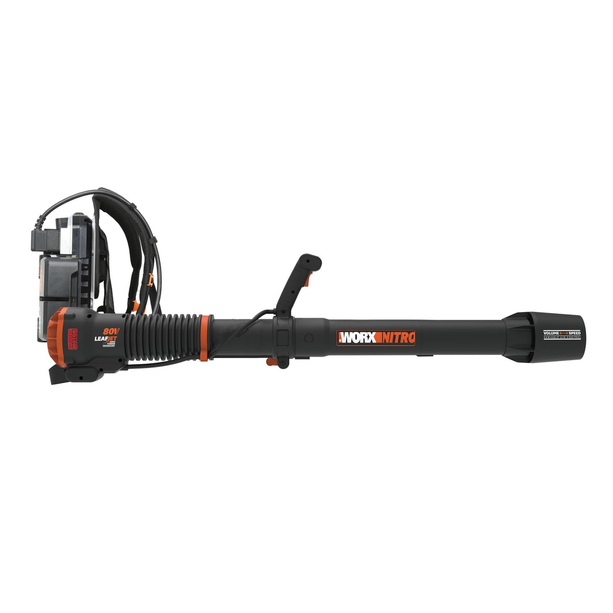 Worx Nitro 80V 800CFM Cordless Brushless Backpack Leaf Blower