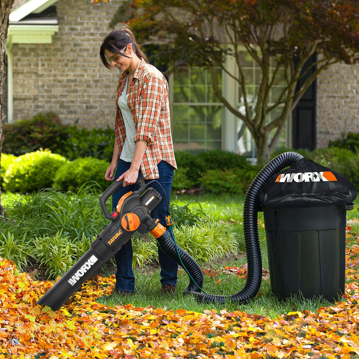 WORX WA4058 LeafPro Universal Leaf Collection System with Trivac & Turbine Adapters