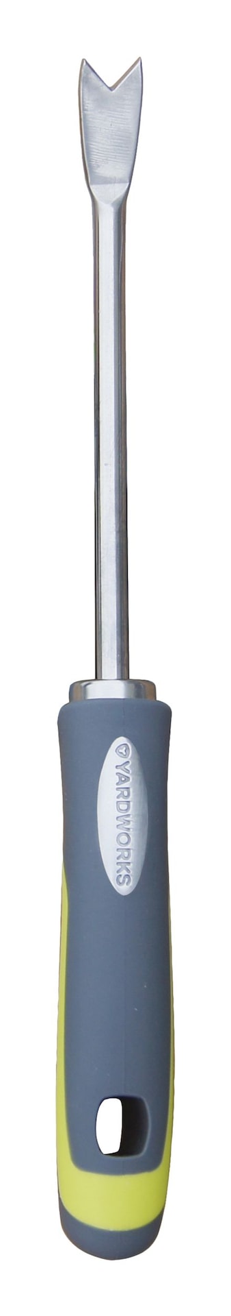 Yardworks Stainless-Steel Hand Weeder with Rubber Handle