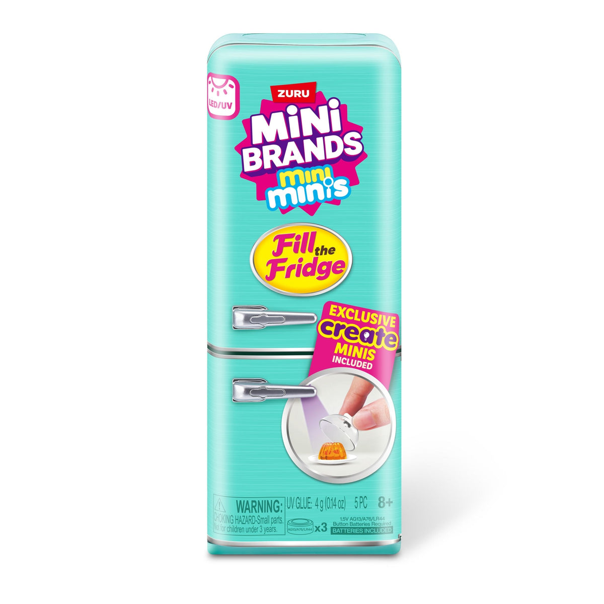 Zuru Mini Brands Fill The Fridge Surprise Playset Capsule for Ages 8+, Assorted Figures