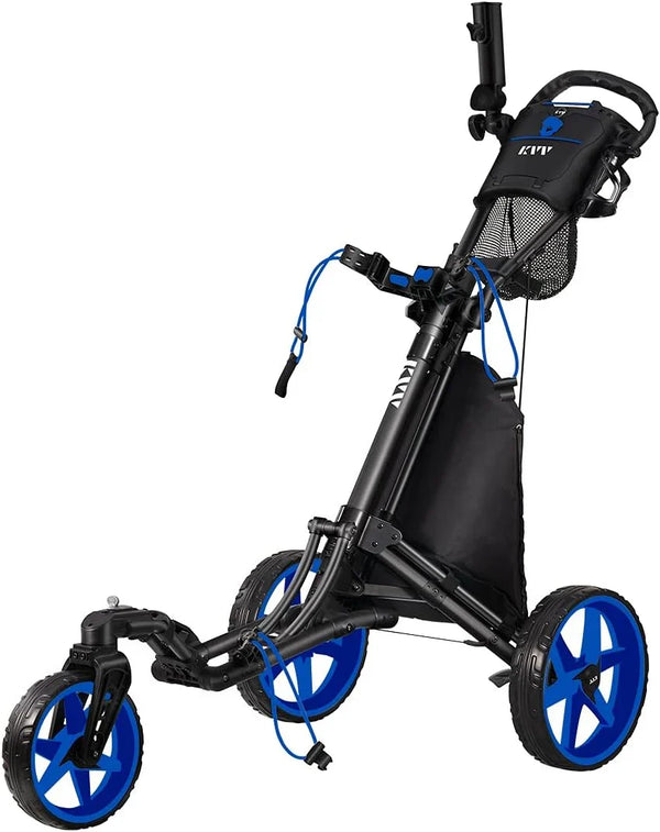 360-degree rotating front wheel golf cart, with opening and closing taking only one second - built-in free sunshade stand E9
