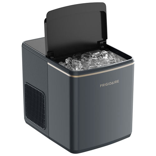 Frigidaire 26 lb Countertop Bullet Ice Maker with Touch Controls – Grey F5