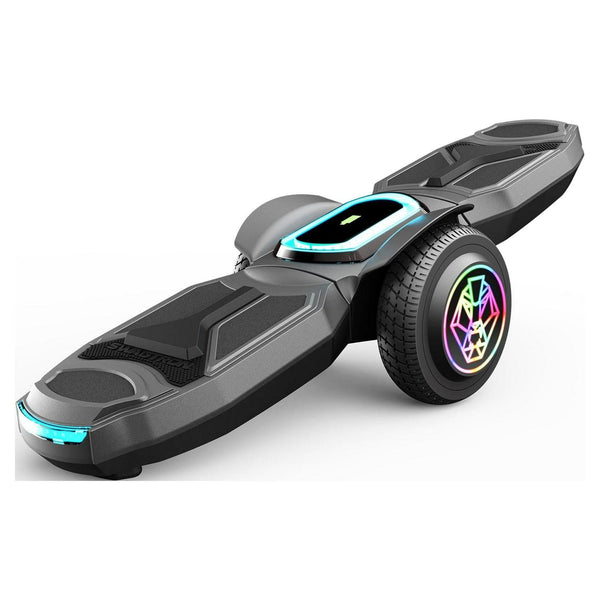 Swagtron Shuttle Zipboard Electric Hoverboard Skateboard 7 mph and 3-Mile Range LED Wheels Bluetooth Speaker H9