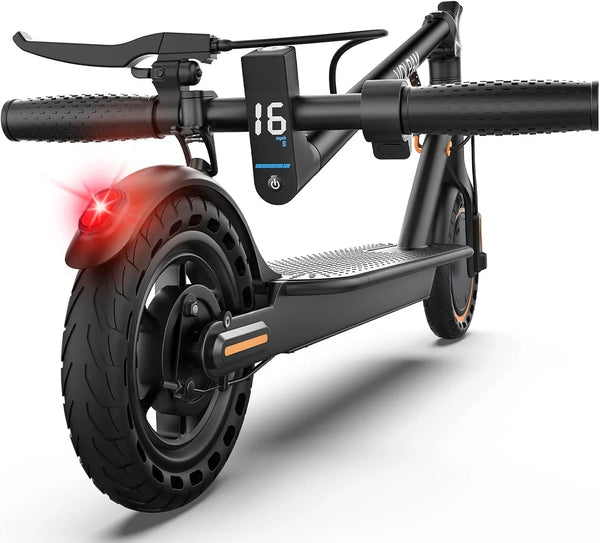 Electric Scooter, 350W Motor, 187Wh/281Wh Battery, 16/19Mph Top Speed, 8.5''Tires, Dual Braking, Folding Scooter B6