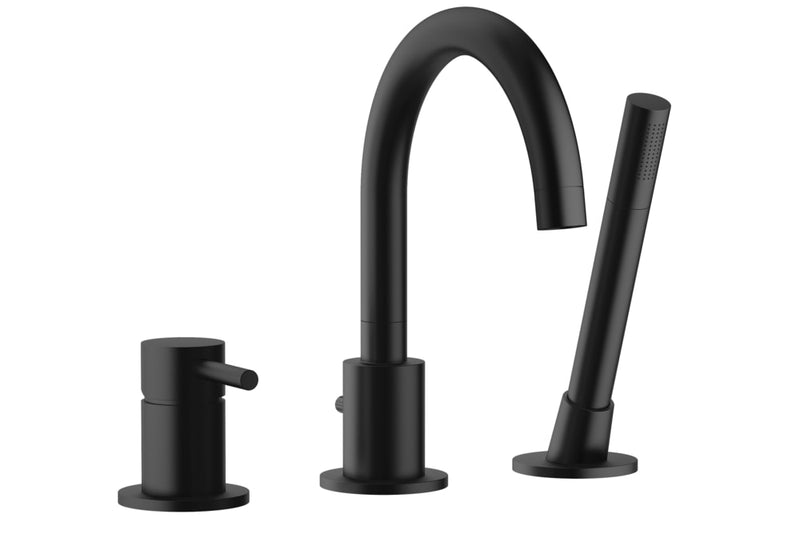 A&E Bath Piper Deck Mount Bathtub & Shower Faucet, Assorted Finishes R9