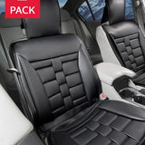 Alpena Black Padded Universal Fit Luxury Seat Cover, 2-pack