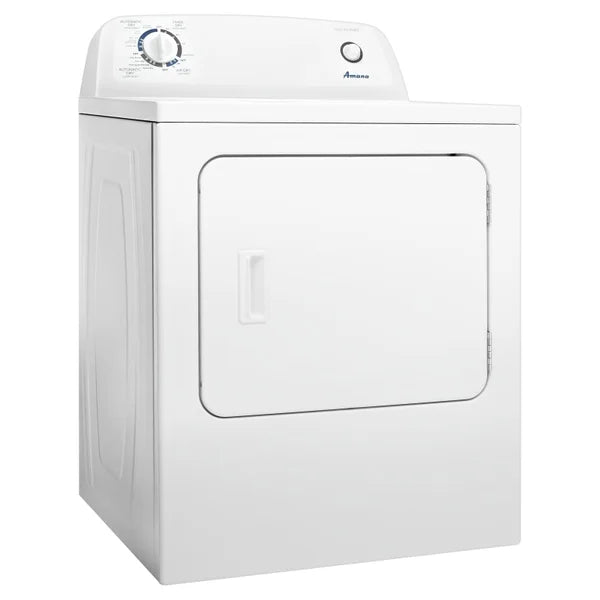 Amana 6.5 cu ft. White Electric Dryer with Automatic Dryness Control G9