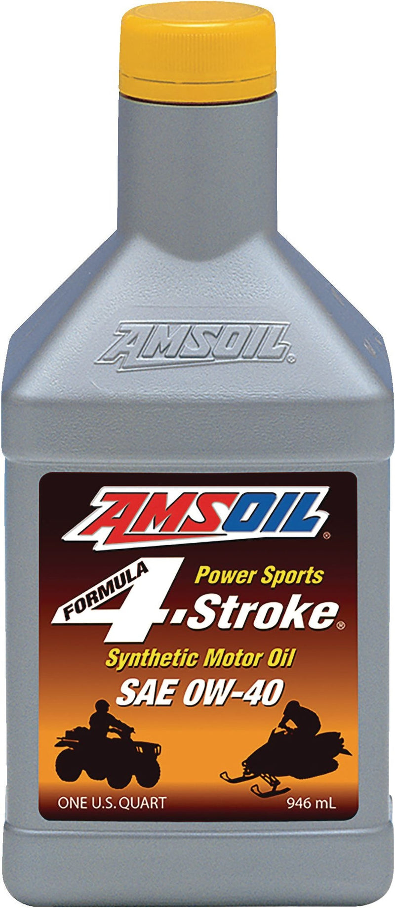 Amsoil 4-Stroke Formula Synthetic Powersport Oil 0W40, 946-mL R6