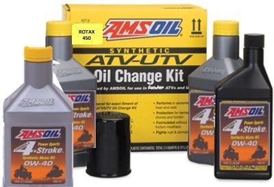 Amsoil Can-Am Rotax 450 ATV/UTV Oil Change Kit H5