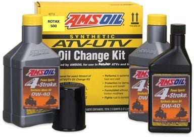 Amsoil Can-Am Rotax 500 ATV/UTV Oil Change Kit O7