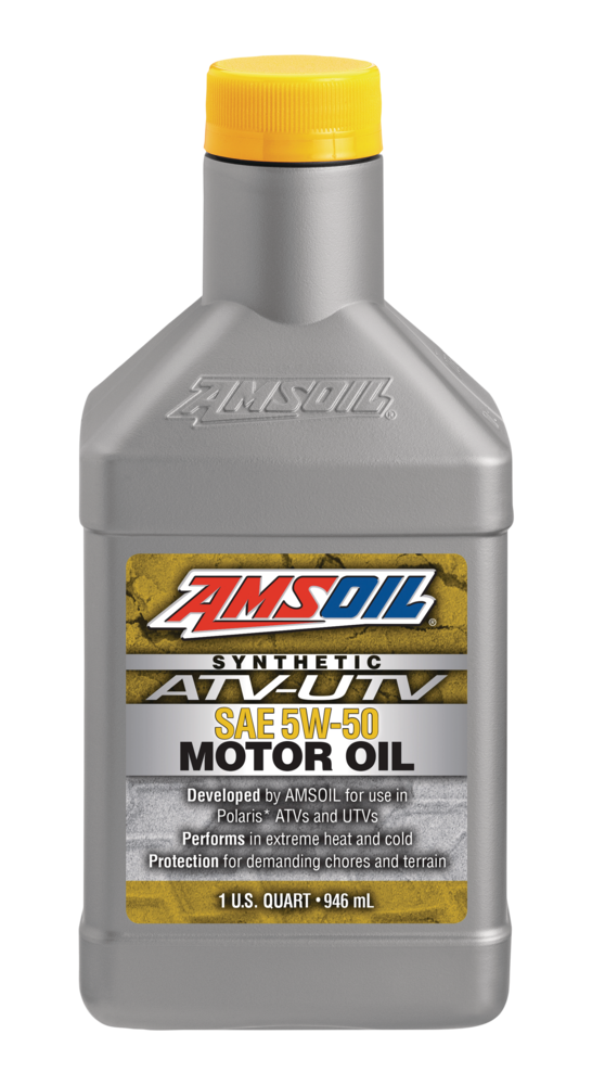 Amsoil Synthetic ATV/UTV Engine Oil 5W50, 946-mL N5