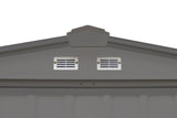 Arrow EZEE Galvanized Steel Storage Shed with Low Gable Roof, Charcoal, 6-ft x 5-ft