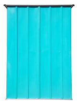 Arrow Spacemaker Patio Steel Storage Shed, Teal, 4-ft x 3-ft
