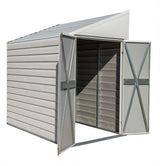 Arrow Yardsaver Electro Galvanized Steel Storage Shed, 4-ft x 7-ft