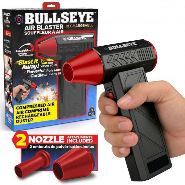 As Seen On TV Bullseye Air Blaster 7.4V Rechargeable Handheld Blower X7