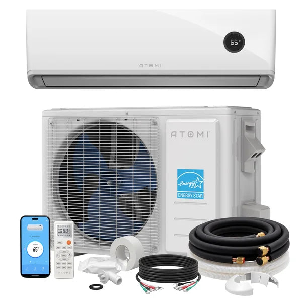 Atomi Tempestas Mini-Split Smart Air Conditioner + Heater E6