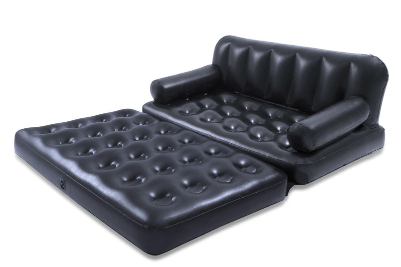Bestway 5-in-1 Inflatable Multi-Functional Sofa Air Couch, Double, Navy U2