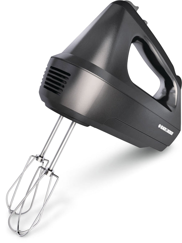 Black & Decker 6-Speeds Hand Mixer with Storage Case Black P0