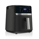 Black & Decker 8-in-1 Digital Air Fryer with Non-Stick Cooking Basket, 6-qt